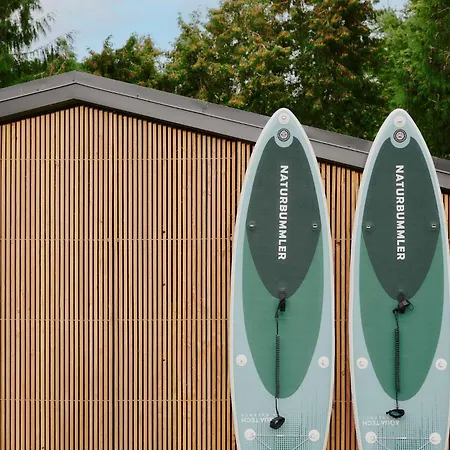 펜션 Raus Tiny House Am Mit Sauna Und Whirlpool Lenzen