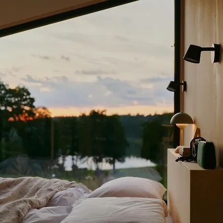 Raus Tiny House Am Mit Sauna Und Whirlpool 펜션 *