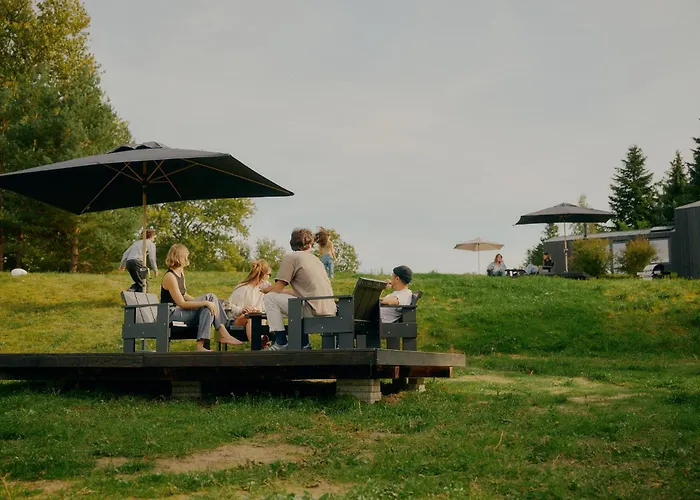 Raus Tiny House Am Mit Sauna Und Whirlpool بيت للعطل Lenzen