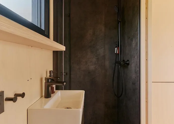 بيت للعطل Raus Tiny House Am Mit Sauna Und Whirlpool