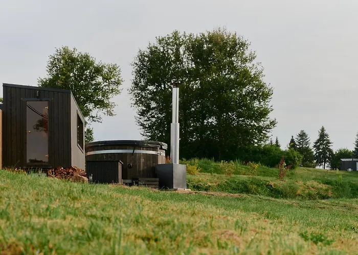 Raus Tiny House Am Mit Sauna Und Whirlpool *